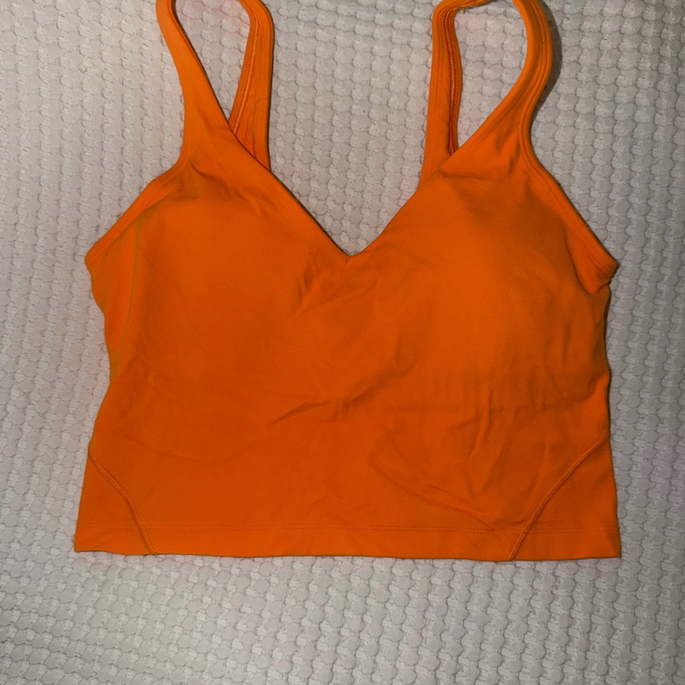 Lululemon Orange Align Tank